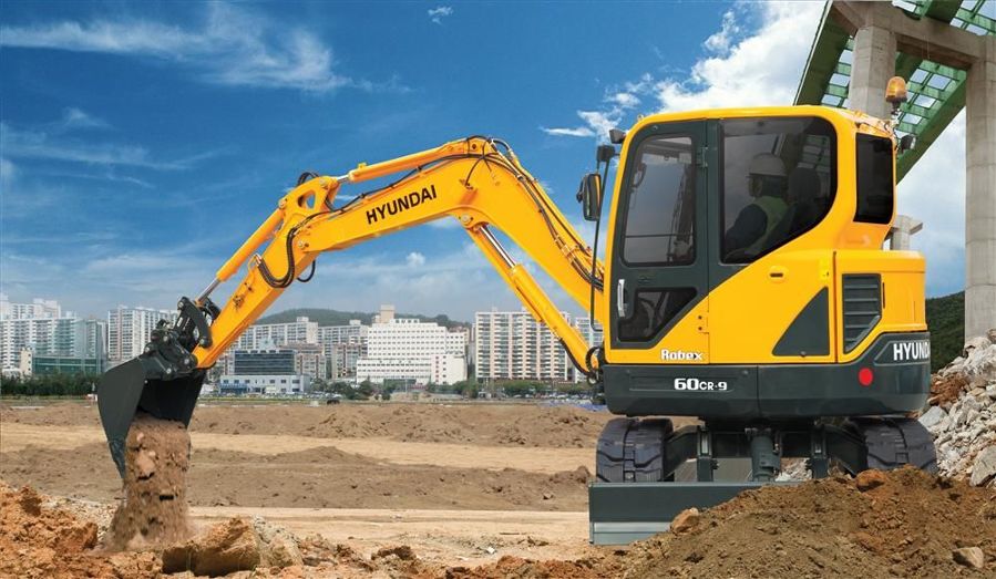 download Hyundai R60CR 9 Crawler Excavator able workshop manual