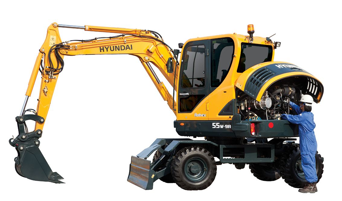 download Hyundai Wheel Excavator R55W 7 able workshop manual