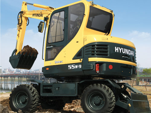 download Hyundai Wheel Excavator Robex 55W 9 R55W 9 able workshop manual