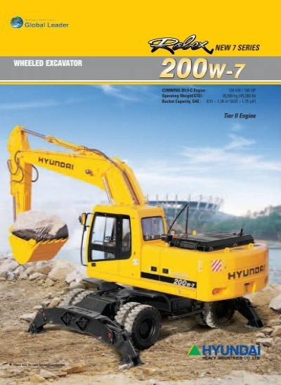 download Hyundai Wheel Excavator Robex R200W 7A able workshop manual
