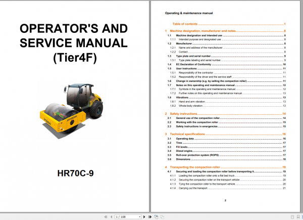 download Hyundai Wheel Loader SL763 0500 able workshop manual