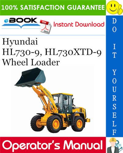 download Hyundai Wheel Loaders HL730 9 able workshop manual