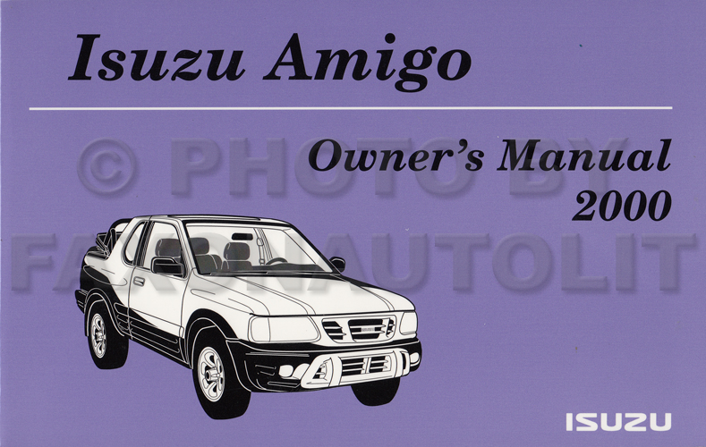 download ISUZU AMIGO UA workshop manual