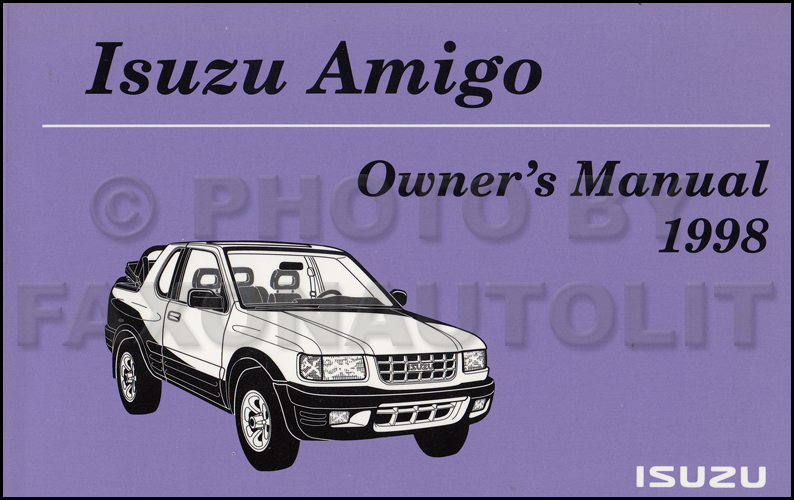 download ISUZU AMIGO workshop manual