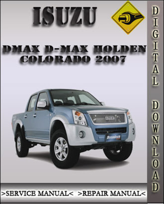 download ISUZU D MAX KB P190 HOLDEN COLORADO workshop manual