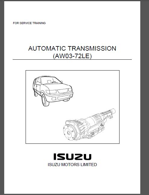 download ISUZU KB P190 workshop manual