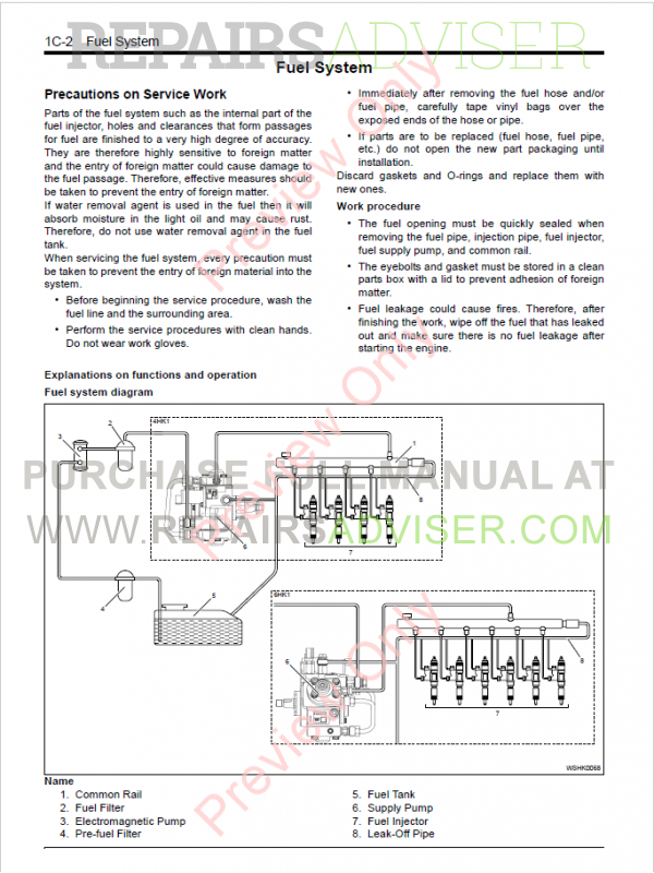 download ISUZU NPR NPR HD W4 W3500 W4000 W4500 V8 EFI GASOLINE Engine workshop manual