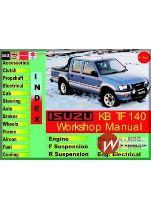 download ISUZU RODEO HOLDEN RODEO KB TF 140 workshop manual