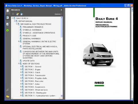 download IVECO DAILY EURO 4 VAN workshop manual