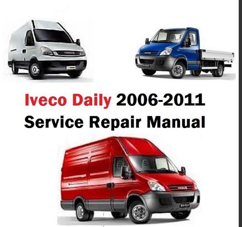 download IVECO DAILY EURO 4 VAN workshop manual