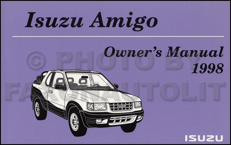 download Isuzu Amigo workshop manual