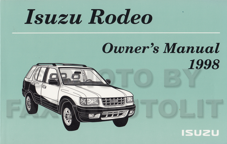 download Isuzu Amigo workshop manual