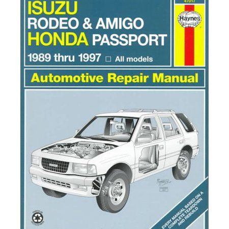 download Isuzu Amigo workshop manual