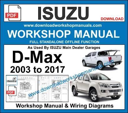 download Isuzu D Max Kb P190 workshop manual