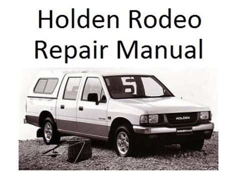 download Isuzu Holden Rodeo KB Series KB TF 140 workshop manual
