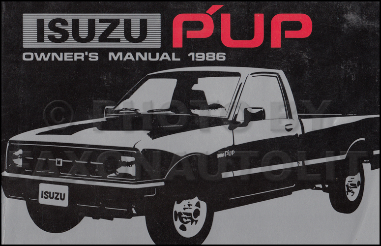 download Isuzu Pickup workshop manual