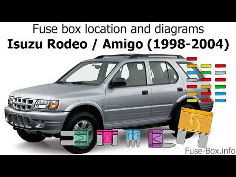 download Isuzu Rodeo Mu Wizard Amigo Second Car workshop manual
