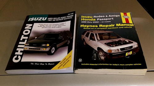 download Isuzu Rodeo able workshop manual