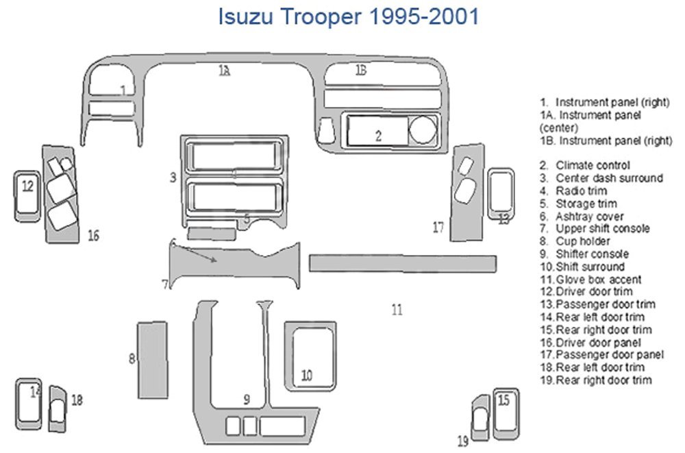 download Isuzu Trooper 3.0L 3.1L 3.2L 3.5L workshop manual