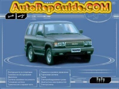 download Isuzu Trooper workshop manual