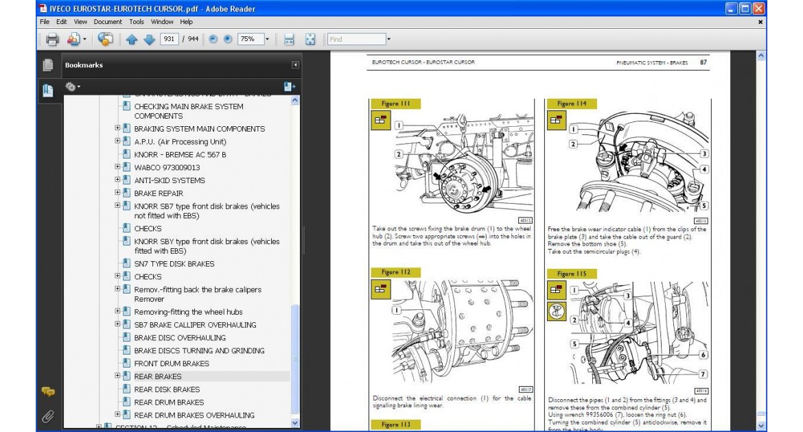 download Iveco Eurotech Cursor Eurostar Cursor workshop manual