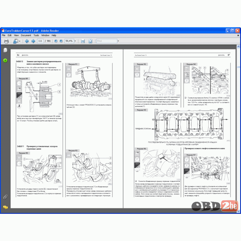 download Iveco Eurotrakker Cursor 13 workshop manual