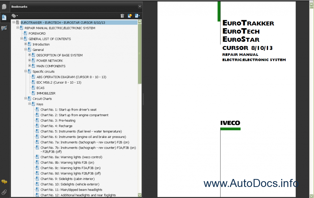 download Iveco Eurotrakker Eurotech Eurostar Cursor SYSTEM workshop manual