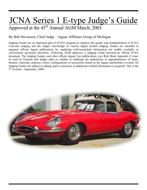 download JAGUAR E TYPE I II able workshop manual