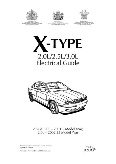 download JAGUAR X TYPE 2.0L 2.5L 3.0L workshop manual