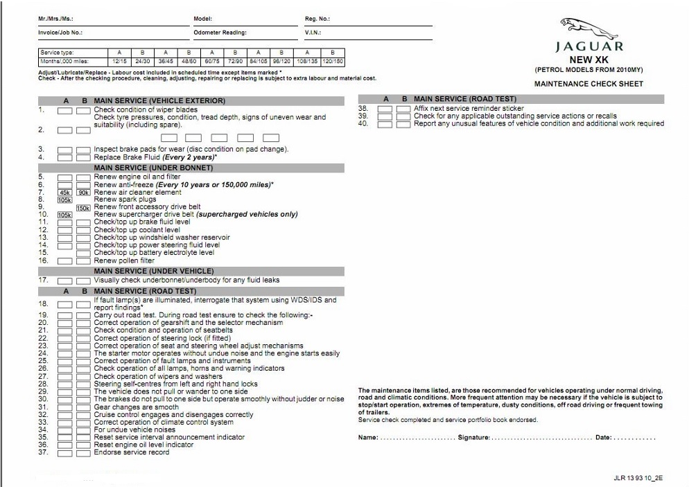 download JAGUAR XK X150 workshop manual