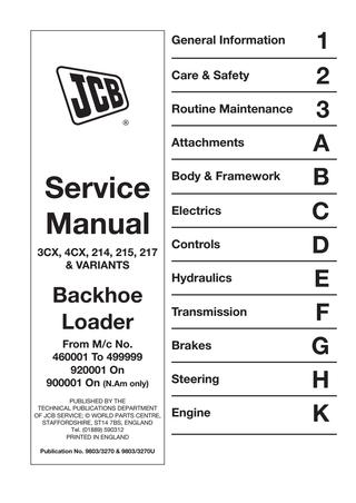 download JCB 3CX 4CX 214 215 217 BACKHOE Loader  3 able workshop manual