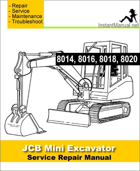 download JCB 8014 Mini Excavator able workshop manual