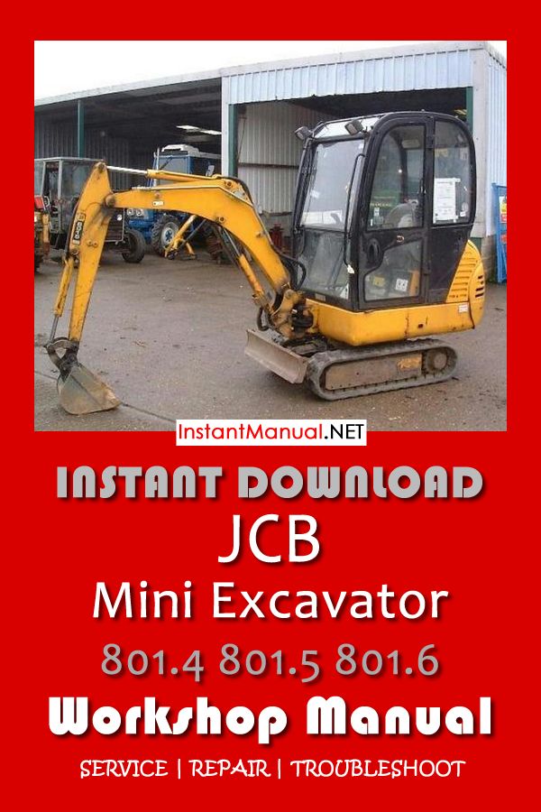 download JCB 8014 Mini Excavator able workshop manual