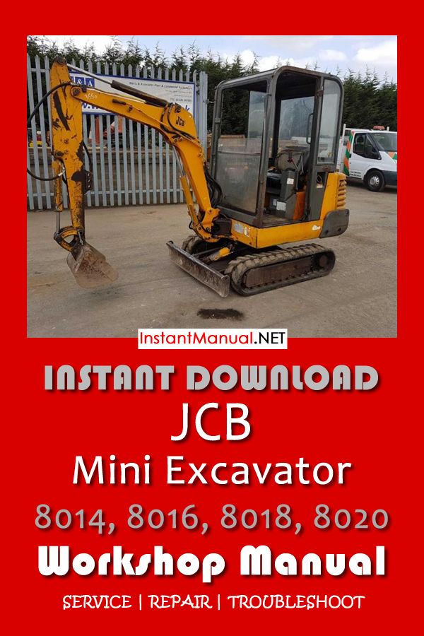 download JCB 8020 Mini Excavator able workshop manual