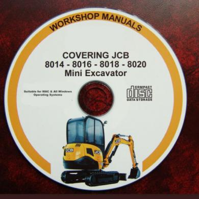 download JCB 8020 Mini Excavator able workshop manual