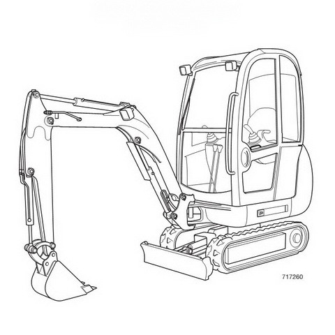 download JCB 8025Z 8030Z 8035Z Mini Excavator able workshop manual