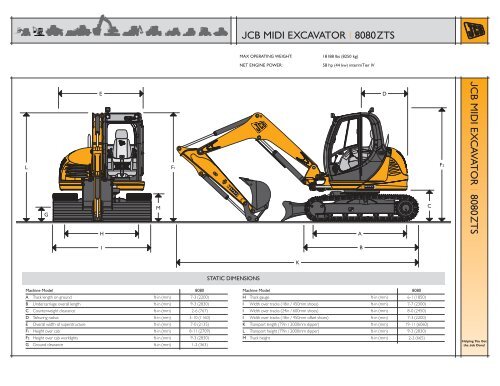 download JCB 8080 Excavator able workshop manual