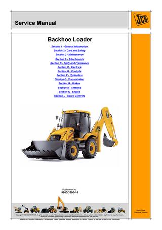 download JCB Backhoe Loader 215 217 New + Engine able workshop manual