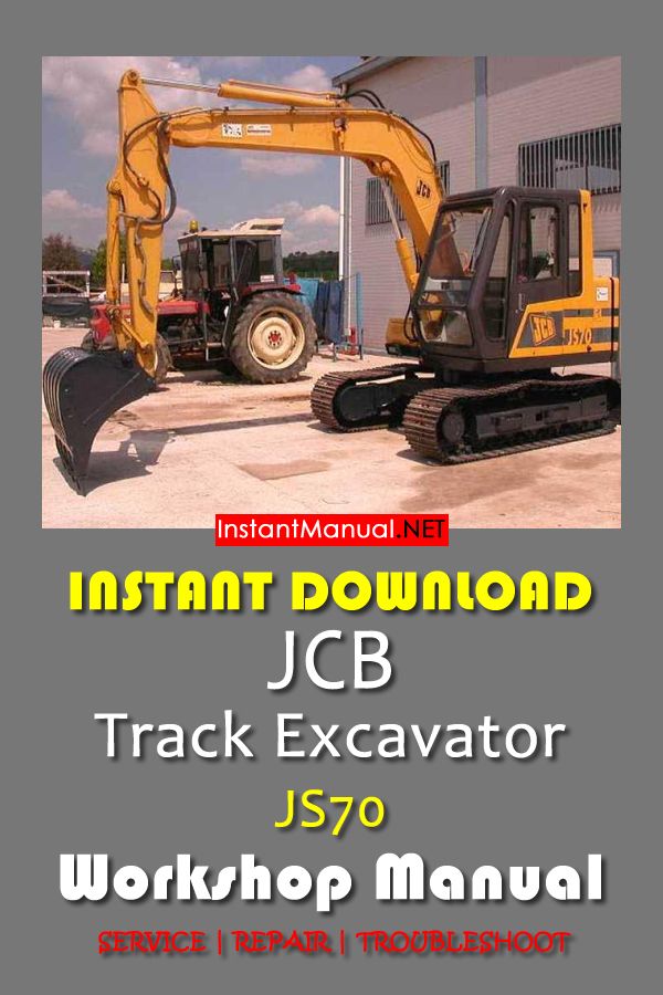 download JCB JS70 Tracked Excavator able workshop manual