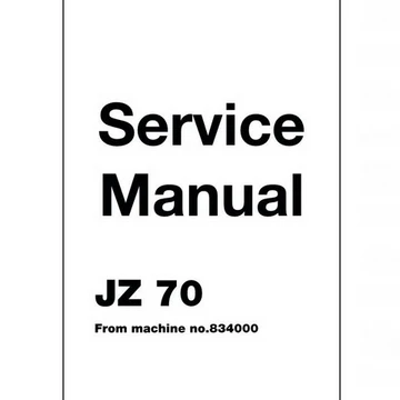 download JCB JZ TRACKED Excavator JZ70 able workshop manual