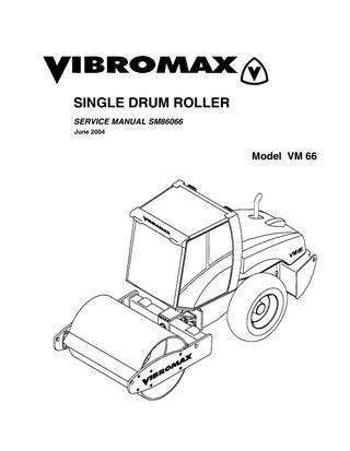 download JCB VIBROMAX VM 132 TIER II able workshop manual