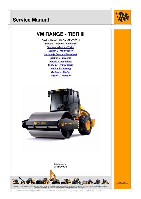 download JCB VM115 TIER ? VIBROMAX able workshop manual