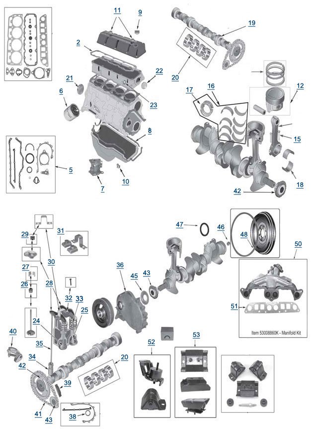download JEEP CHEROKEE 2.5L Engine workshop manual