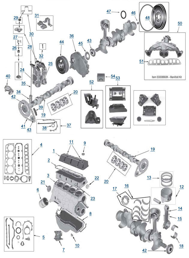 download JEEP CHEROKEE 2.5L Engine workshop manual