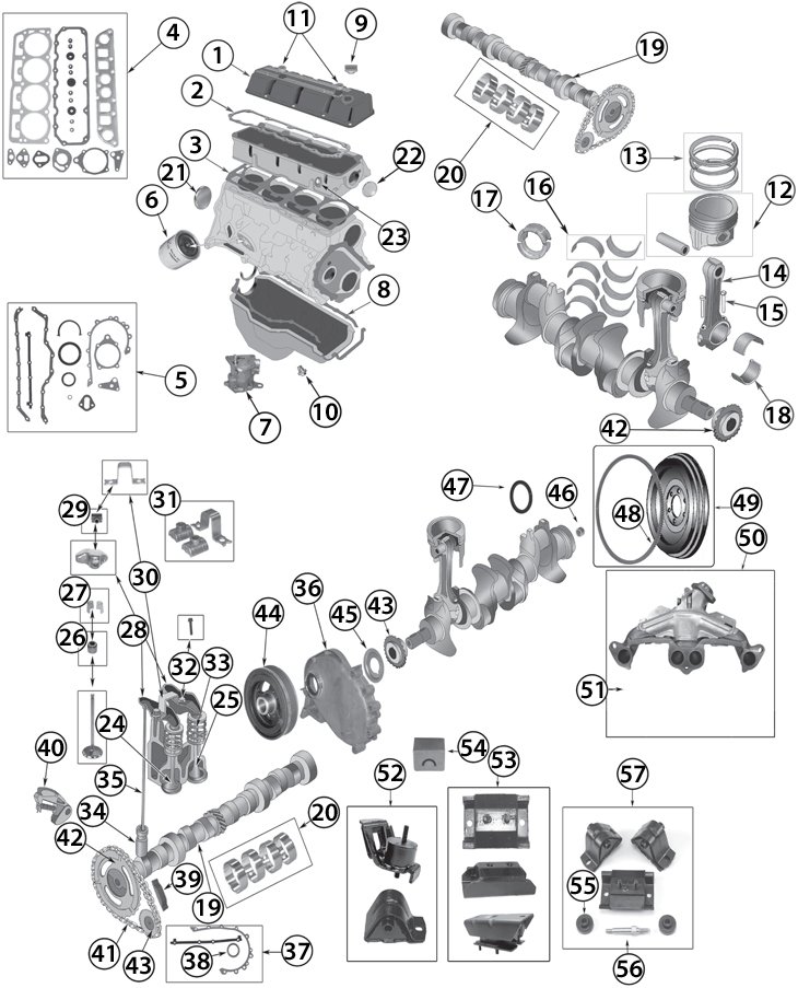 download JEEP CHEROKEE 2.5L Engine workshop manual