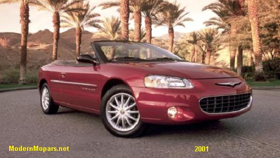 download JR Sebring Stratus Sedan Convertible workshop manual