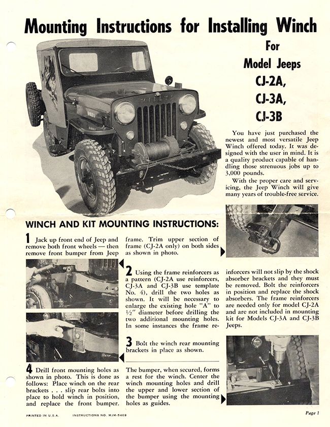 download Jeep CJ 3B workshop manual