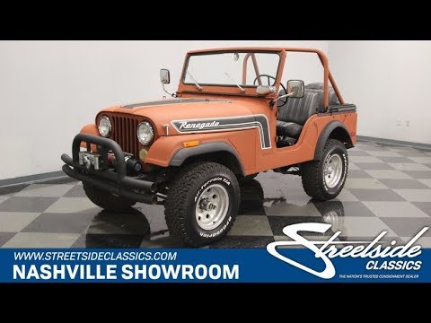 download Jeep CJ5 Renegade workshop manual