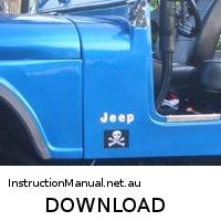 download Jeep CJ5 Sport workshop manual