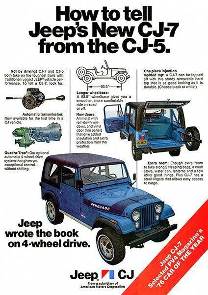 download Jeep CJ7 Sport workshop manual